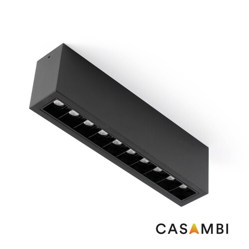 TROOP SUP 10x2W NEGRO-NEGRO 15º 3000K CRI90 CASAMB