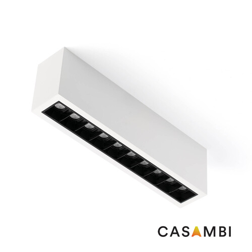 TROOP SUP 10x2W BLA-NEGRO 15º 4000K CRI90 CASAMBI