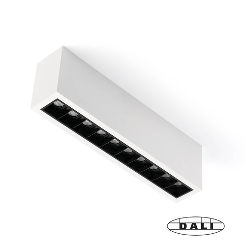 TROOP SUP 10x2W BLA-NEGRO 36º 4000K CRI90 DALI