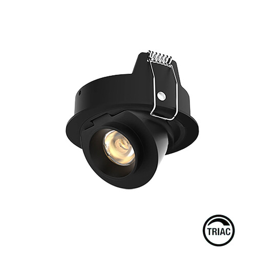ALIA 8W NEGRO 36º 2700K TRIAC