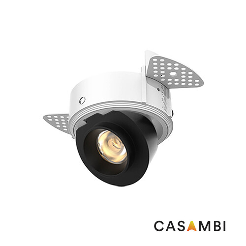 ALIA TRIMLESS 8W NEGRO 50º 2700K CASAMBI