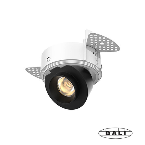 ALIA TRIMLESS 8W NEGRO 15º 3000K DALI