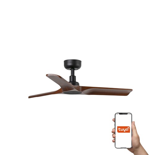 HEYWOOD S Ø900 NEGRO 3 PALAS NOGAL OSC TUYA