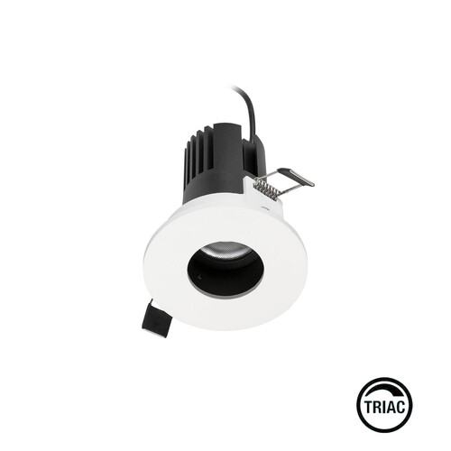 KIRA PINHOLE FIJO IP20 7W BL 36º 3000K TRIAC