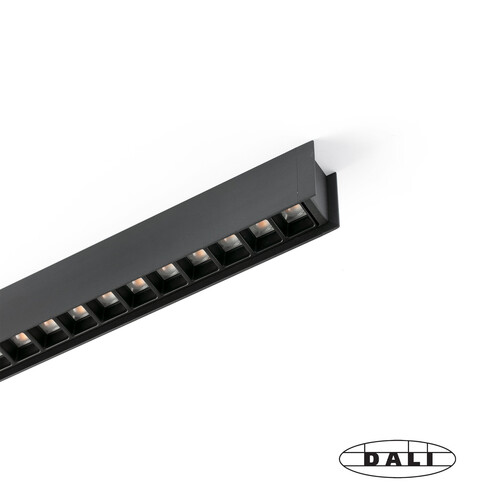 LUVA VISION 840 12W 3000K NEGRO DALI