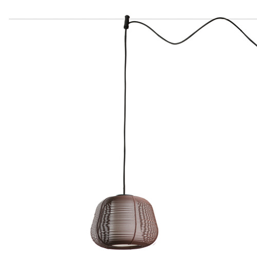 NARITA SISTEMA COLGANTE MARRON OXIDO 1xE27