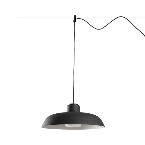 SAGA SISTEMA COLGANTE NEGRO 1xE27