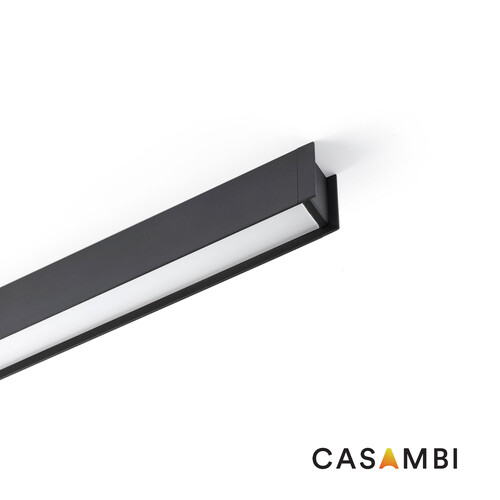 LUVA DECO 840 9W 3000K NEGRO CASAMBI