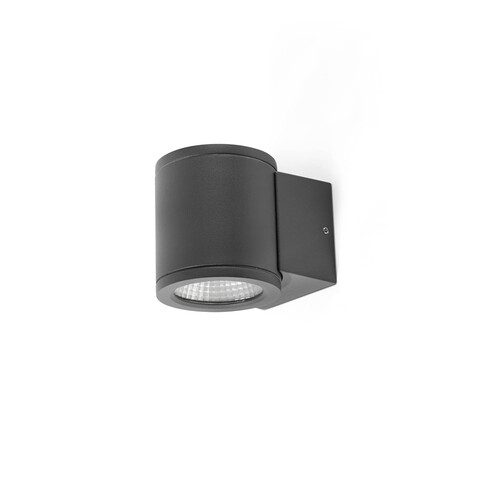 TOND 1L APLIQUE GRIS OSCURO LED 5W 3000K 110V