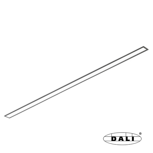 VIA EVO RECESSED 1140 27W 3000K NEGRO DALI 110V