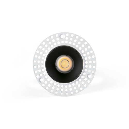 LOX EMPOTRABLE ORIENTABLE TRIM NEGRO 6-8W 3000K 36