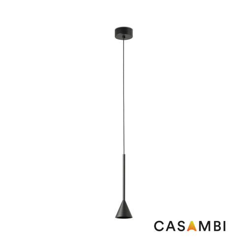 NESO SLIM ANNA COLGANTE NEGRO LED 6W 2700K CASAMBI