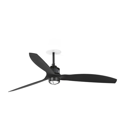JUST FAN M RECESS Ø1280 NEGRO 3P 3000K 0-10V