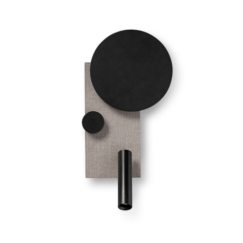 KLEE APLIQUE IZDO GRIS LED10W LECTOR 3W 2700K DIM