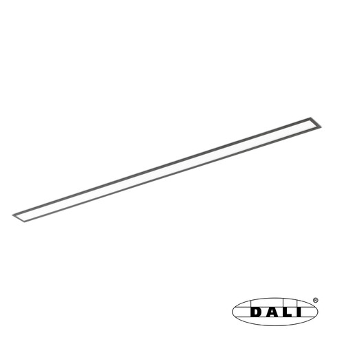 VIA_EVO RECESSED 860 20W 3000K NEGRO PRISM. DALI