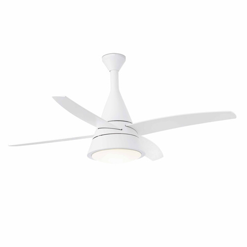 110V WIND 132 CMS BLANCO 4 PALAS 2 x E27 15W