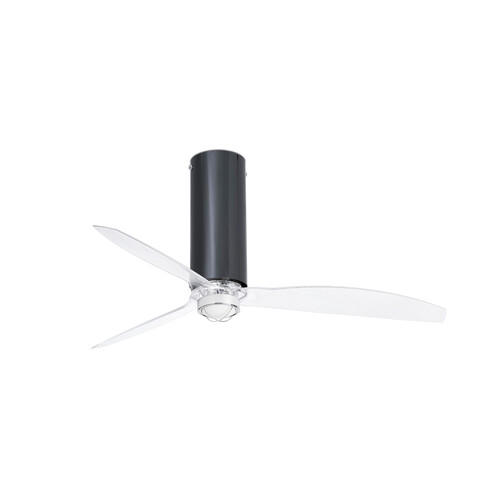110V TUBE FAN Ø1280 NEGRO BRILLO 3 PALAS 13W 3000K