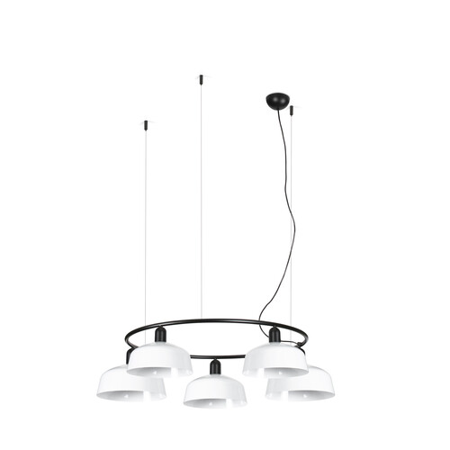 TATAWIN COLGANTE CIR. PANT. METAL M BLANCA 5xE27