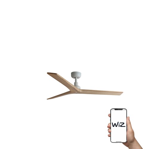 KLIM M Ø1250MM BLANCO 3 PALAS PINO WIZ