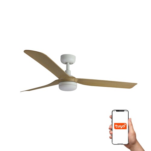 PUNT Ø1300MM BLANCO 3 PALAS ARCE 18W TUYA