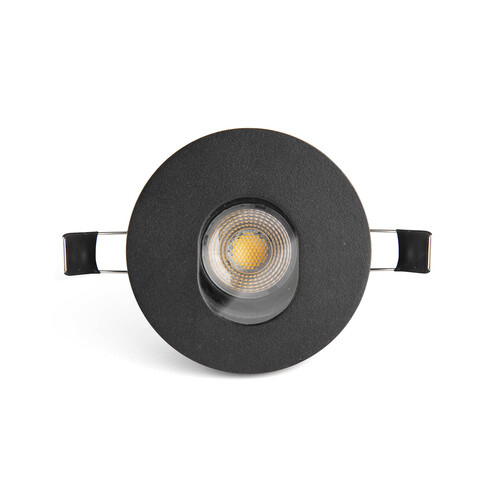 NIVA PINHOLE ORIENTABLE IP65 NEGRO 1xGU10 MR16