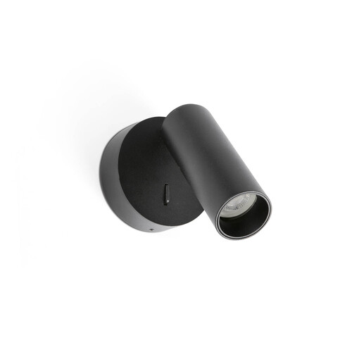 STAN SLIM APLIQUE NEGRO C/INTERRUPTOR 1XGU10 MR11