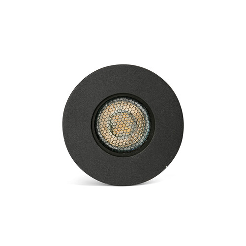 GRUND EMPOTRABLE NEGRO ANODIZADO 1xGU10