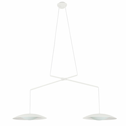 SLIM Colgante doble extensible blanco