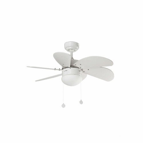 PALAO Ø810mm BLANCO 6 PALAS 1xE14