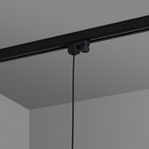 ADAPTADOR MECANICO NEGRO PARA CARRIL TRIFASICO