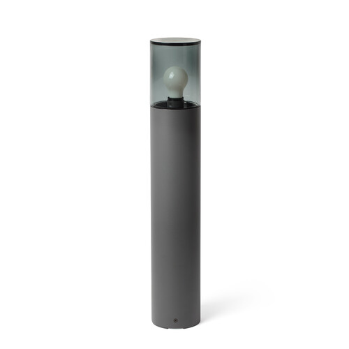 KILA BALIZA H700 E27 GRIS OSCURO CRISTAL FUME