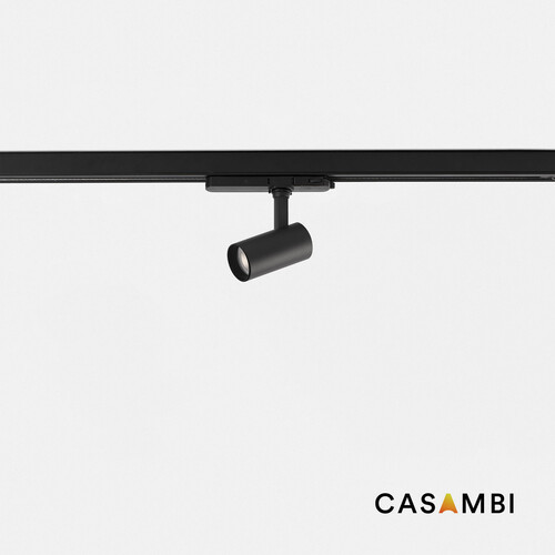 FOST TRACK Ø50 15W NEGRO 12° 3000K CRI90 CASAMBI