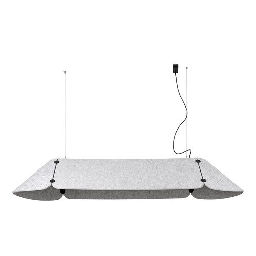 FONOVIA COLGANTE GRIS 1560MM 25W 4000K 110V