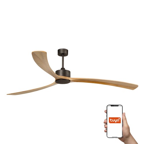 110V KAUAI XXL Ø2330 MARRON 3 PALAS TUYA