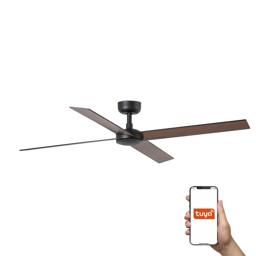 110V RUDDER L 4 Ø1320 NEGRO 4P NEGRO NOGAL TUYA