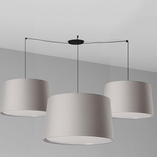 WINDSOR COLGANTE MÚLTIPLE NEGRO PANT. GRIS 9xE27