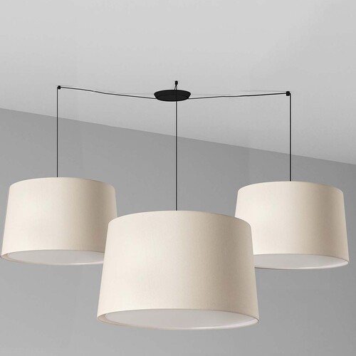 WINDSOR COLGANTE MÚLTIPLE NEGRO PANT. LINO 9xE27