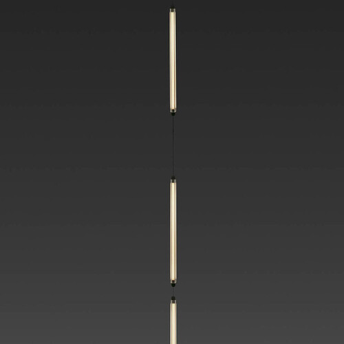 LUMINA 600 3L COL EMP SM NEGRO LED 36W 2200K DALI