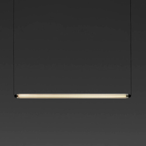 LUMINA 900 1L COL HORIZ NEGRO LED 18W 2200K DALI