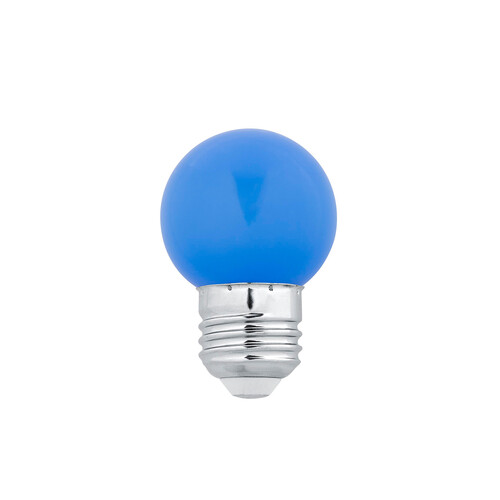 G45 LED E27 1W AZUL
