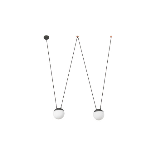 MINE SPACE GRIS OSCURO 2 LUCES