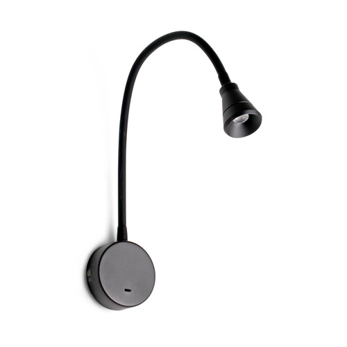 BEL LECTOR NEGRO LED 3W 3000K