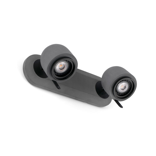 STONE-2  APLIQUE ORIENTABLE 2 X GU10 LED 8W