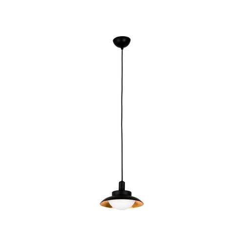 SIDE COLGANTE Ø200 NEGRO/COBRE G9 LED 5W