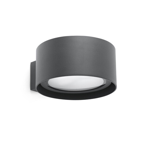 QUART APLIQUE GRIS OSCURO LED 30W 3000K