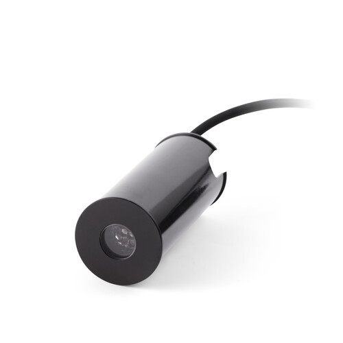 GRUND NEGRO ANODIZADO 2W 700 mA LED 15° 2700K