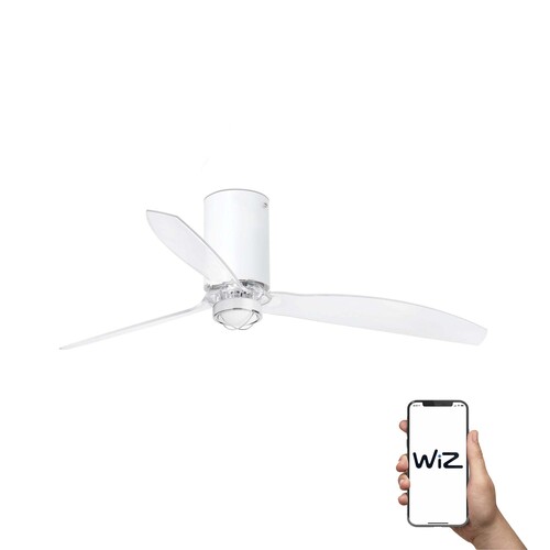 MINI TUBE FAN Ø1280 BLANCO MAT 3P 17W 3000K WIZ