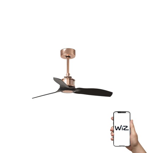 JUST FAN S Ø810MM COBRE 3 PALAS NEGRAS WIZ