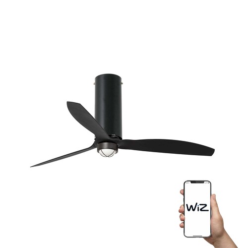 TUBE FAN Ø1280MM NM 3 PALAS NEGRAS 17W 3000K WIZ