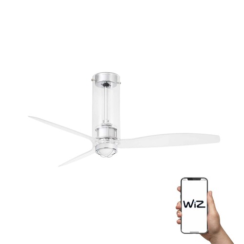 TUBE FAN Ø1280MM CRISTAL 3 PALAS 17W 3000K WIZ